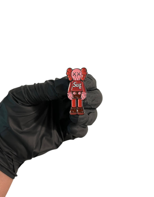 Red Kaws | Hat Pin